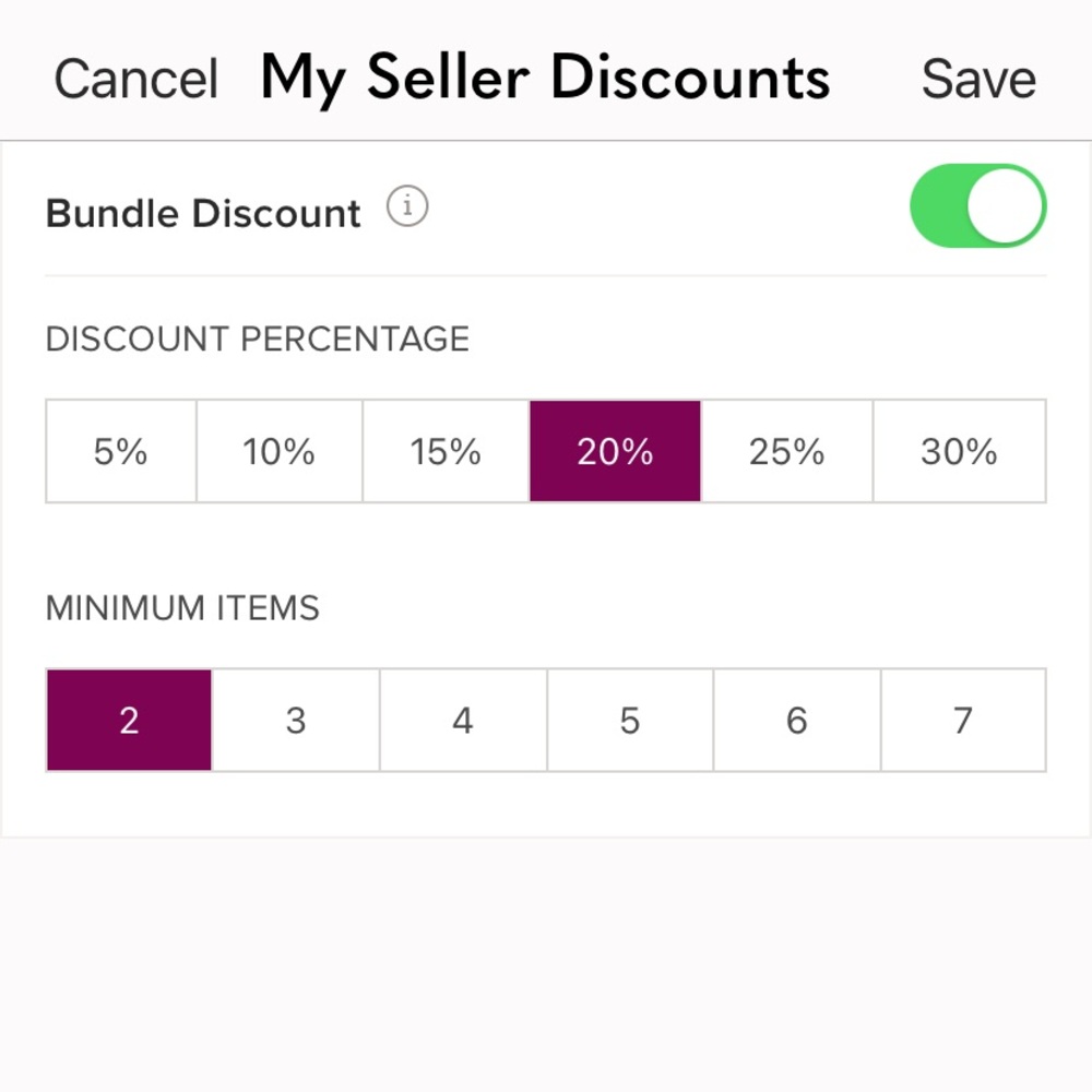 20% Off 2 or more items
